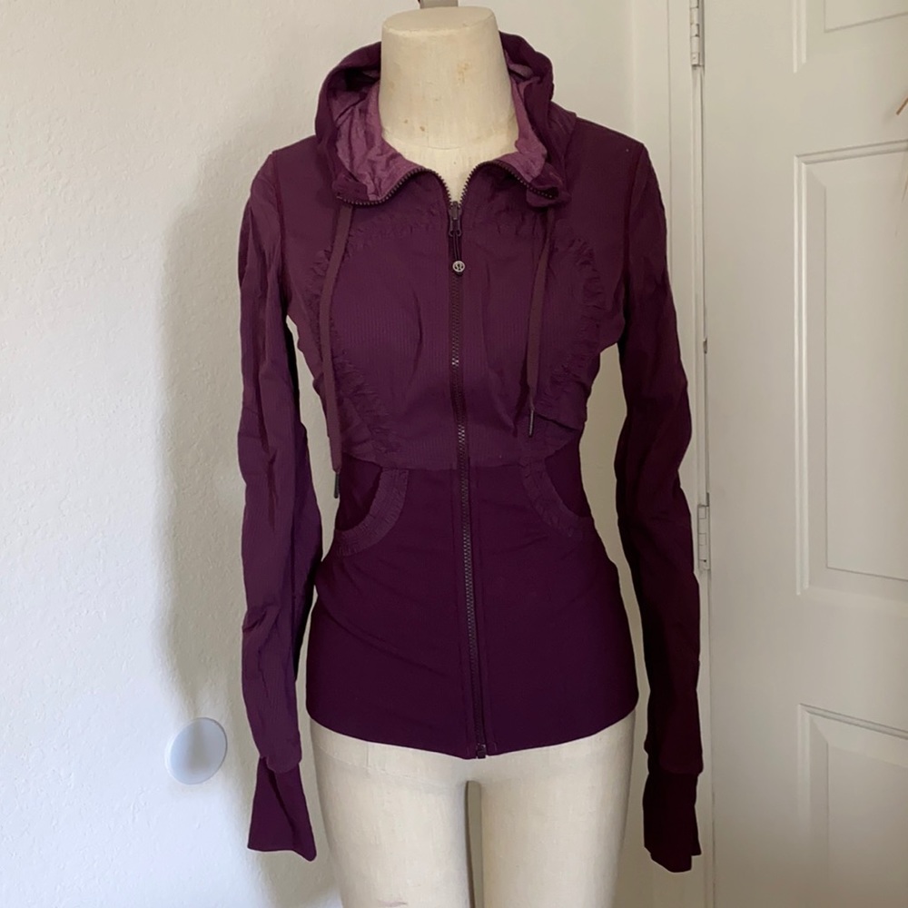 Lulu Lemon Reversible slim zip up hoodie